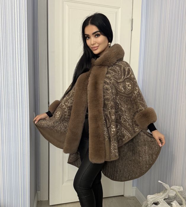 Модное пончо onesize