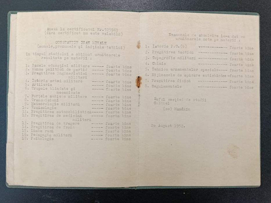 Brevet RPR - ofițer tehnic antichimic