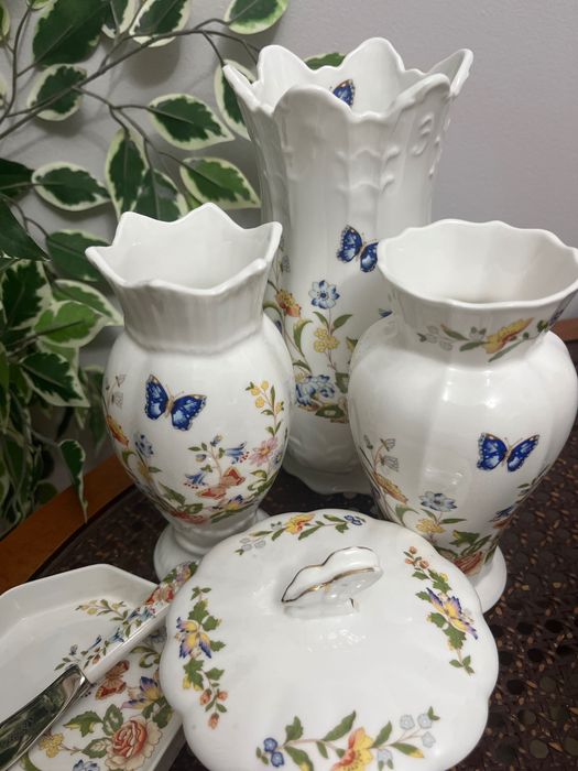 Set veze Aynsley cu bol si farfurie