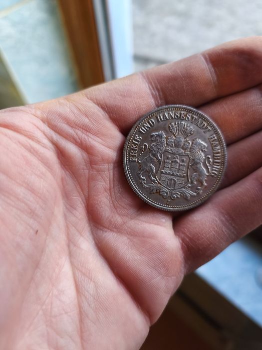 Monedă 5 mărci din 1896