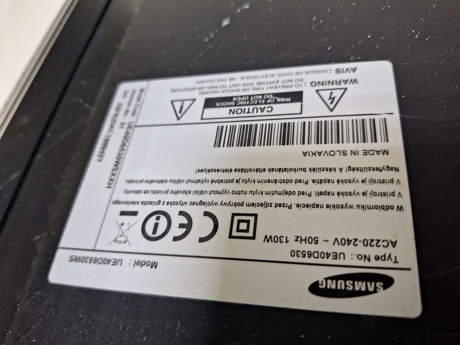 40" Full HD TV Black Samsung телевизор 200Hz