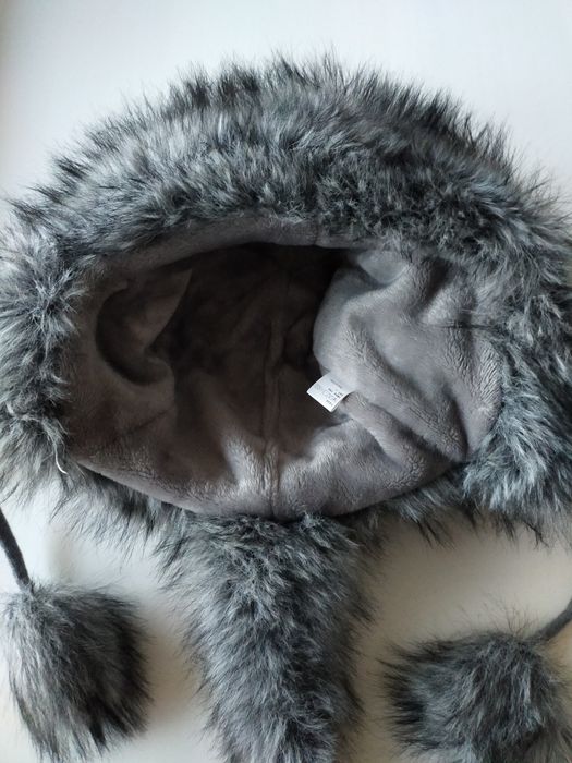 Меховая шапка для девочки