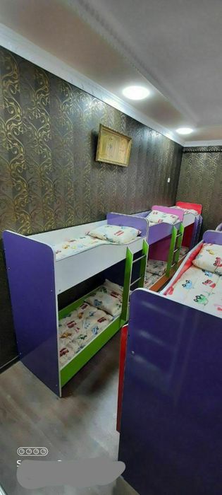 Bolalar bogʻchasi maktab internatlar uchun 4 oʻrinli karavotlar