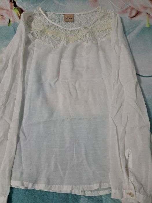 Bluza alba vascoza