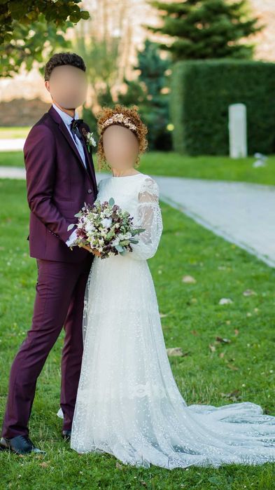 Rochie de mireasă Vintage, din dantelă