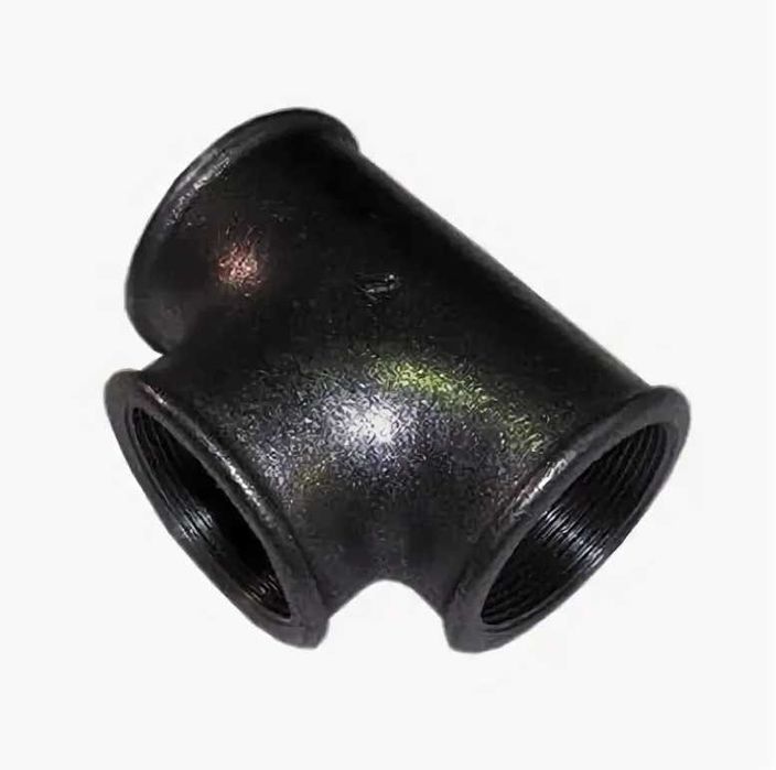 Чугунные тройники D2= 100 мм, Тип: фланцевый с пожарной подставкой