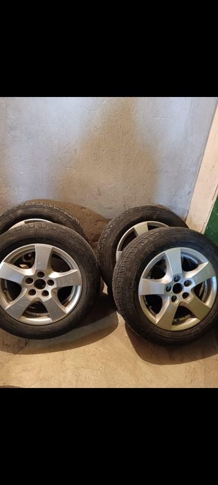 Ляти джанти  с летни гуми за шкода