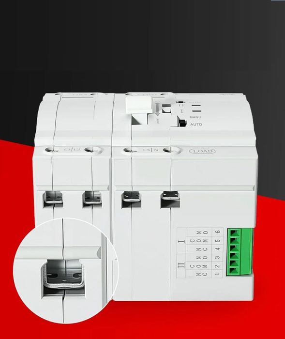 ATS trifazat comutator automat manual 4P 63A fotovoltaice generatoare