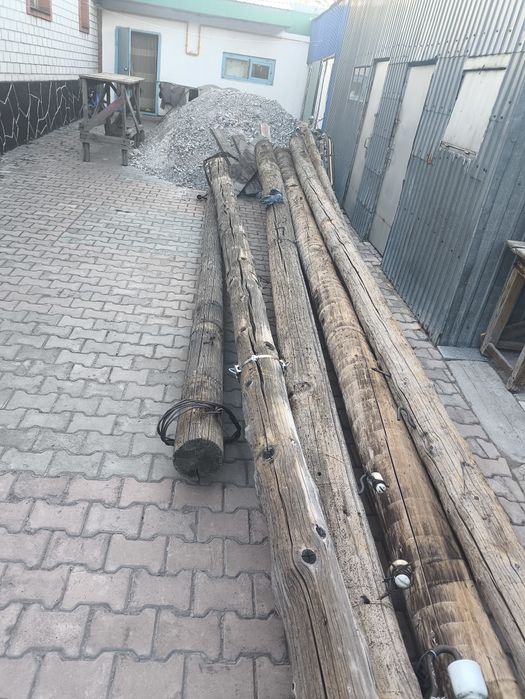 Продам деревянные столбы