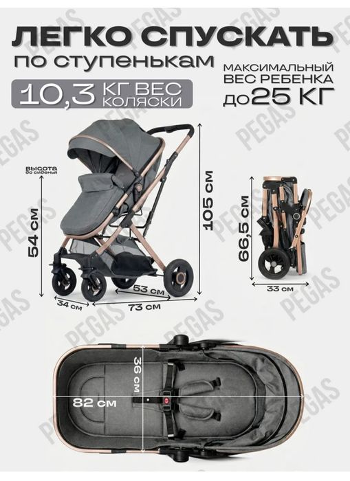 Продам коляску трансформер