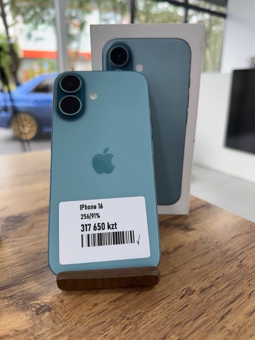 iPhone 16•256GB/91%Blue Айфон 16•256ГБ/91%көк