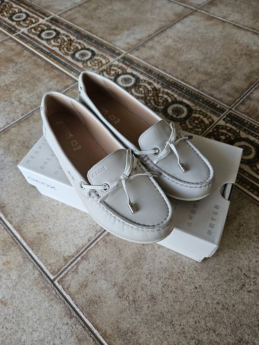 Pantofi tip mocasini geox