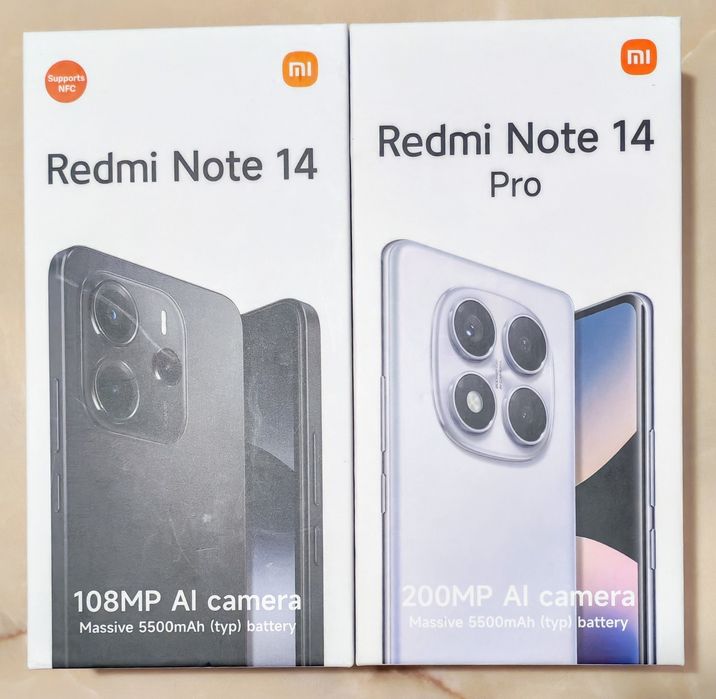 XIAOMI Redmi Note 14/Redmi Note 14 Pro 8/256 GB sigilate !