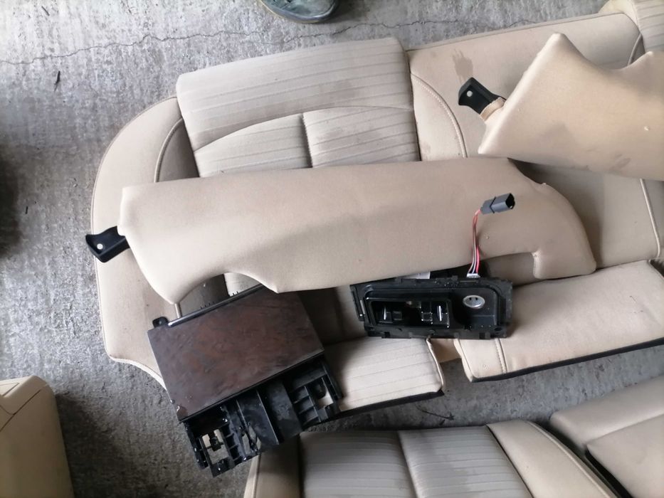 Interior textil crem Audi A6 4G 2012 incalzire memorii reglaj electric