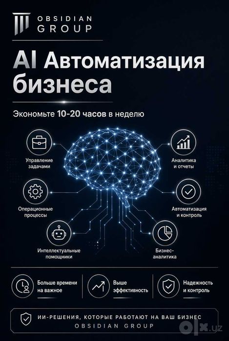 Автоматизация бизнеса с помощью ИИ — экономьте 10–20 часов в неделю