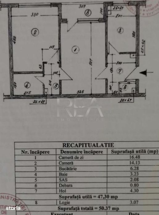 2 camere, 6/10, anvelopat ,51 mp,-Gorjului