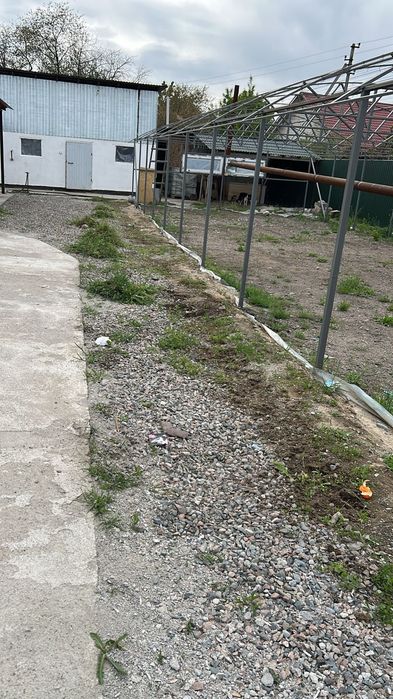 Теплица каркас с печкой