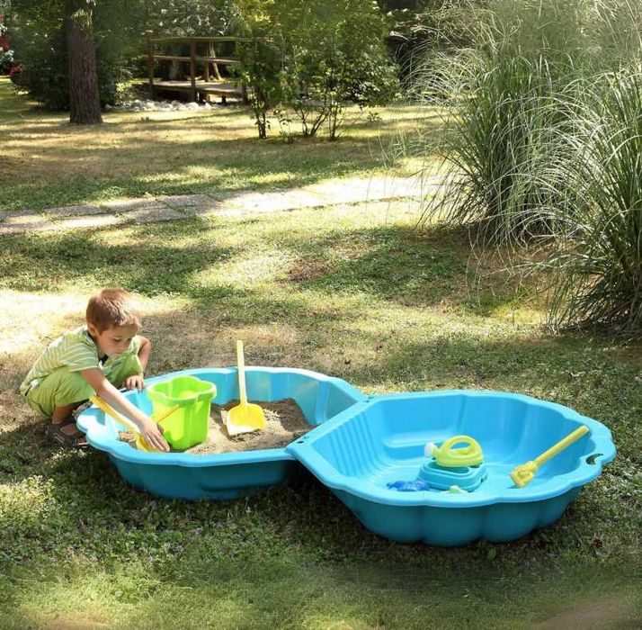 Бассейн Пластиковая песочница ракушки-моллюска для игр. Доставка есть