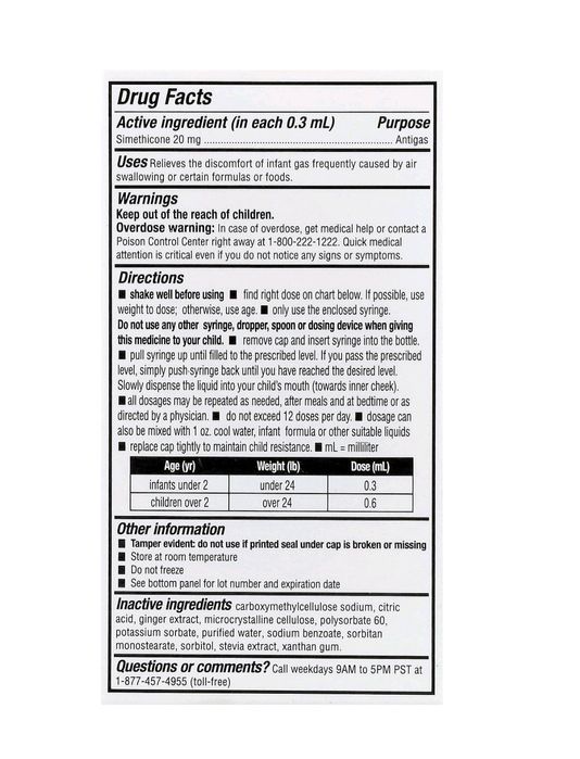 Mommy's bliss gas relief drops