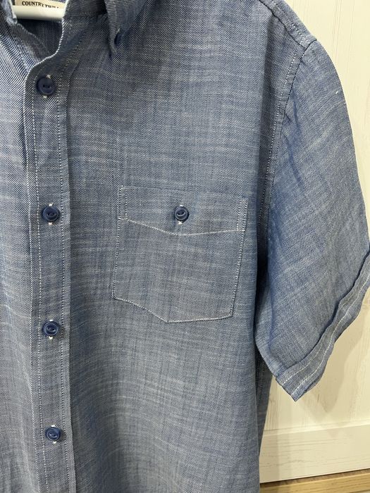 Синяя рубашка с США