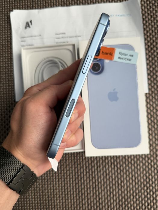 iPhone 17 256GB *КАТО НОВ*Mist Blue ГАРАНЦИЯ•ЛИЗИНГ TBI 27€/м