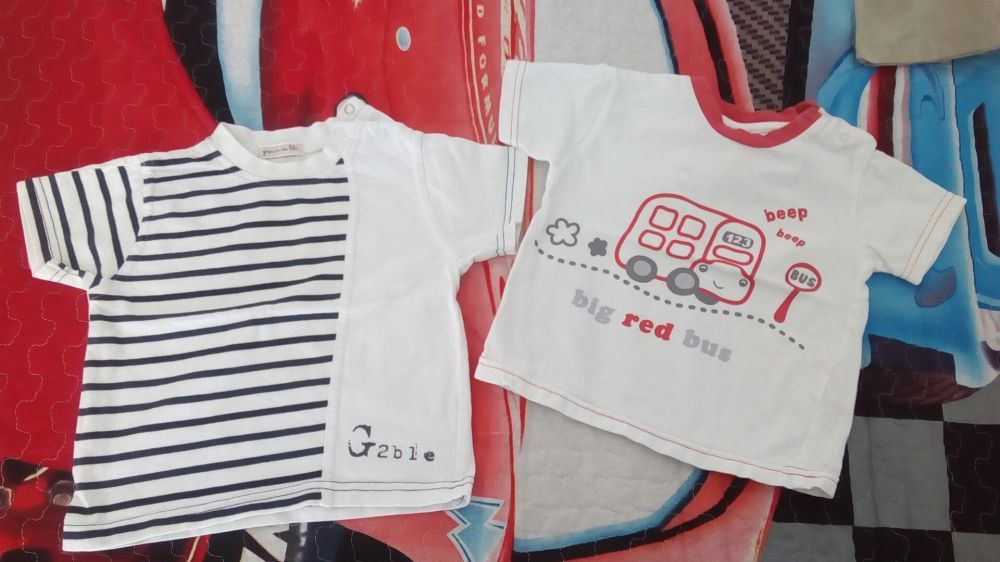 Lot tricouri 9-12 luni