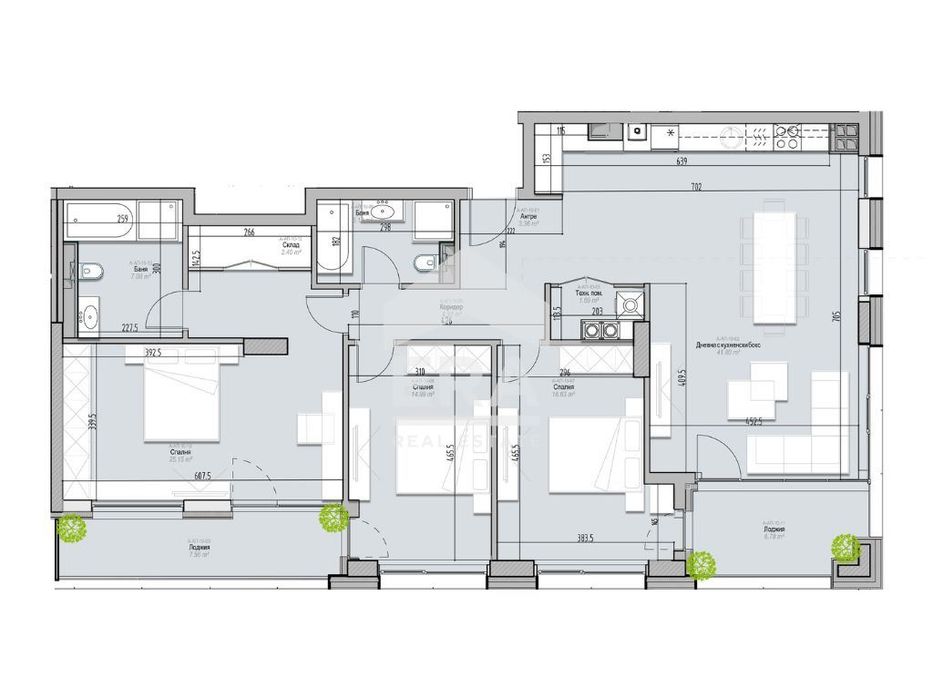 Продава се Четиристаен апартамент в София, Кръстова вада - 183 кв.м за 3500 €/кв.м - Снимка #2