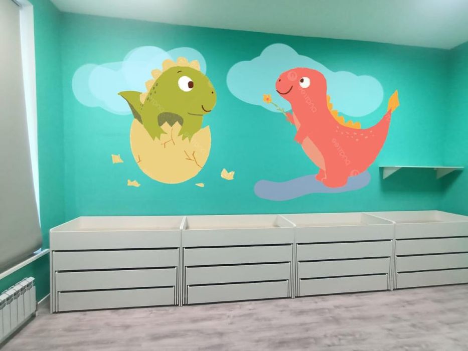 Художник роспись стен Астана , граффити, мурал