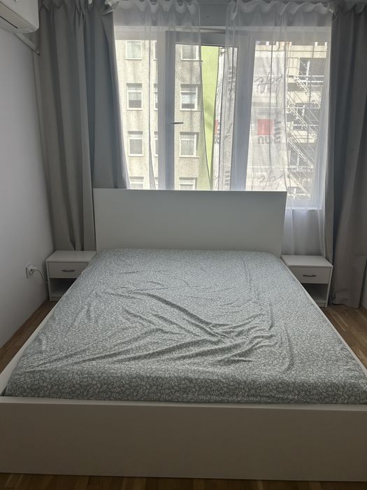 IKEA MALM 160/200 см подарък две шкафчета