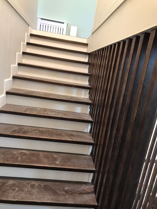 Лестница из шпона, дуба, бука