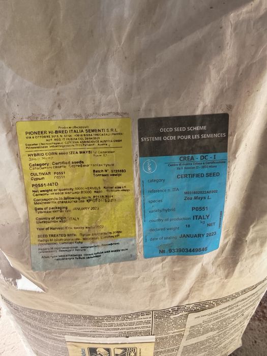 Пионер жүгері ұрық 2қап бар