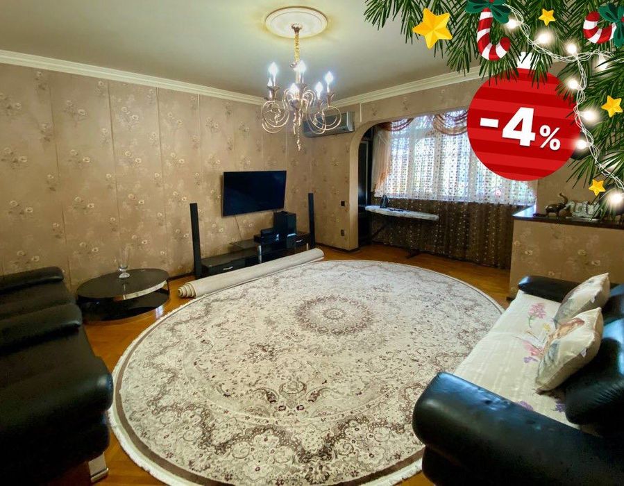 3х комнатная квартира 72 м2  Паркентский рынок, Теген