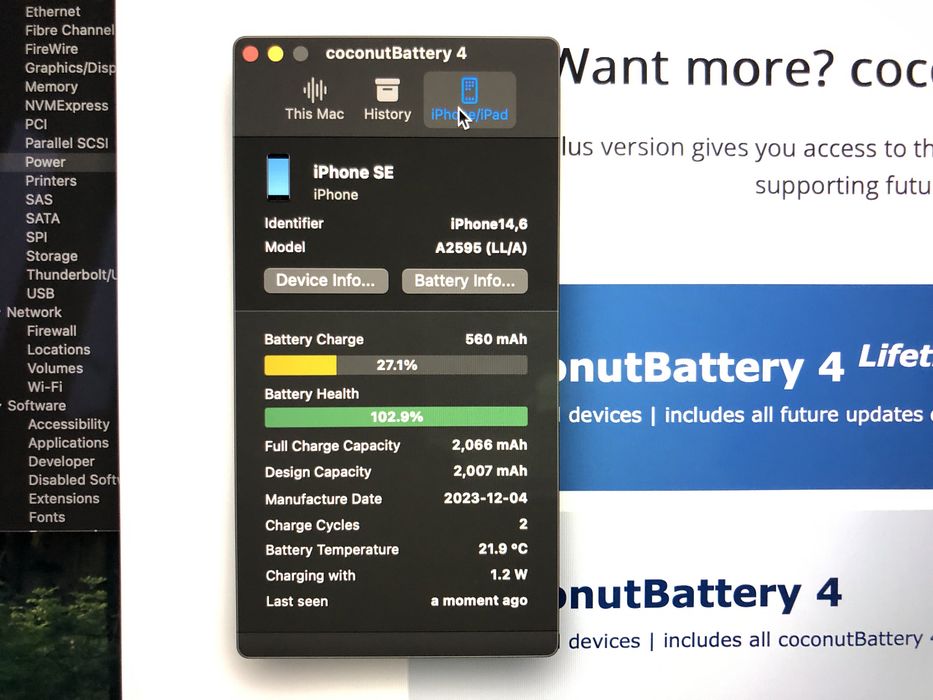 2022 Apple iPhone SE 3rd gen. LL/A 64GB Midnight coтилади