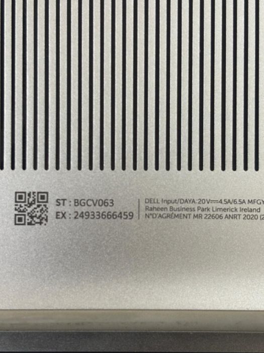 Dell XPS 15 9500 Amanet BKG