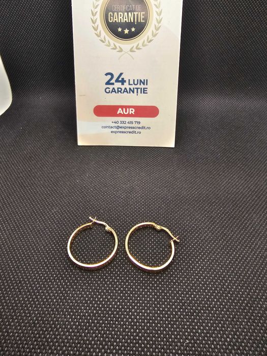 Cercei aur 14K 1.76g (50137 AG 11 Piata Nicolina) 2 ani garantie!
