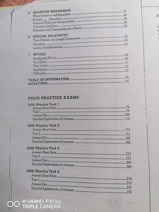 Carte GRE Physics Review