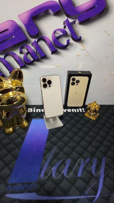 iPhone 13 PRO Gold 256GB Baterie Origilana:75%.Preṭ fix!