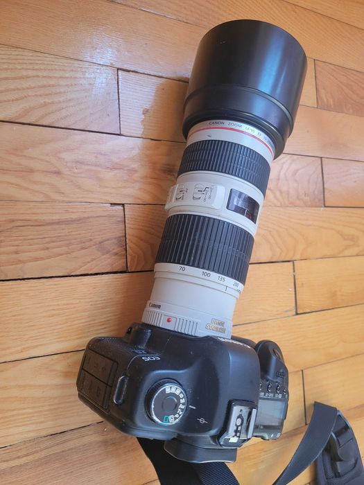 Canon 5D Mark 2 cu Canon 70-200 f4 IS