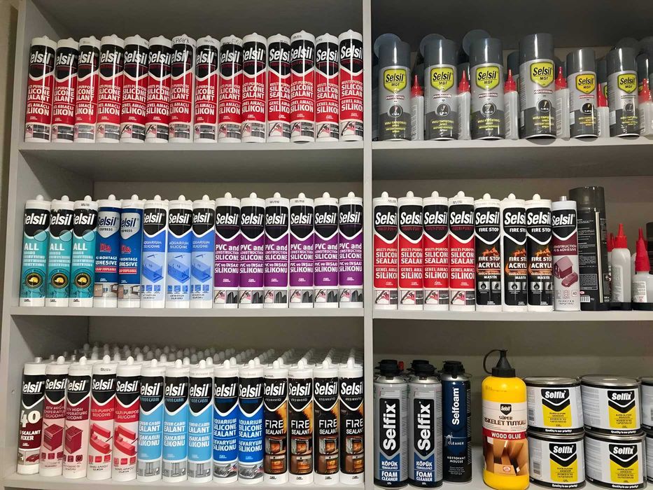 Силикон клеи монтаж пены germetik, kley, montaj pena Turkiya дилер