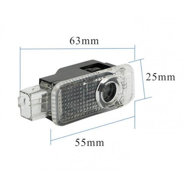 проектор лого за врата interlook pmc-a1-1-10 led, audi