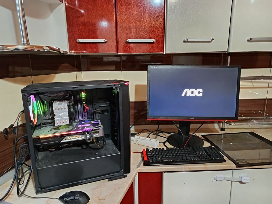 Vând PC gaming la super preț plus monitor 144hz