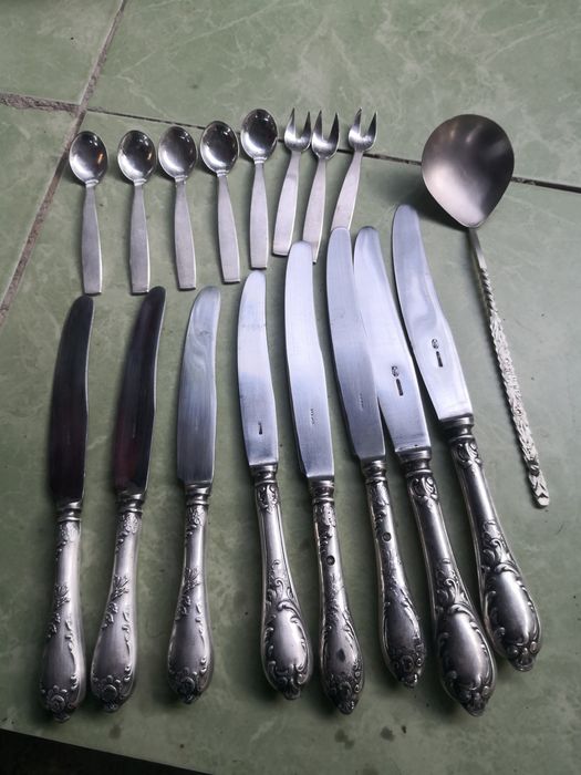 Ножы ложки мельхиор