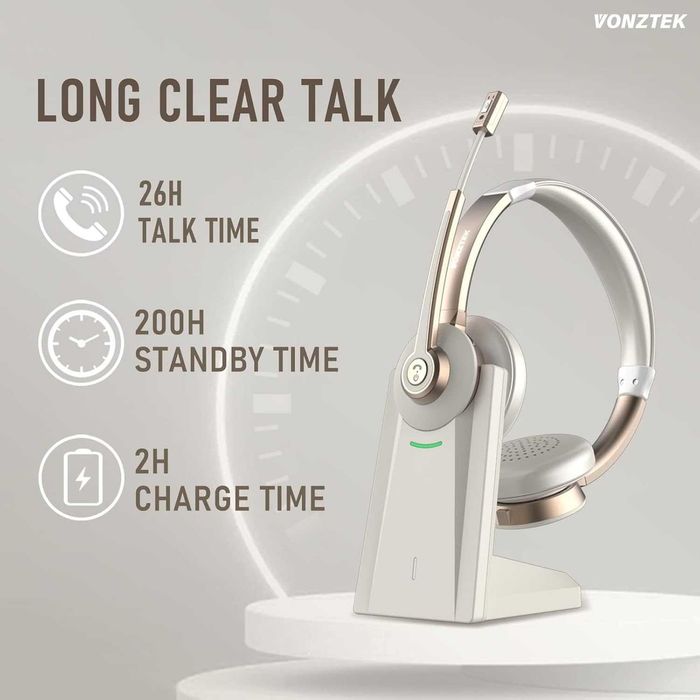 Casca Call Center Wireless cu microfon+baza incarca,REDUS de la 400RON