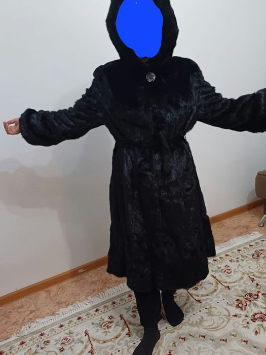 Шуба цельная норковая