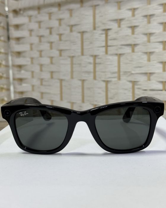 Смарт-очки Ray-Ban Meta Wayfarer RW4006 Matte Black / G15 Green S50
