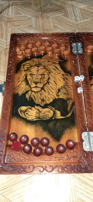 Нарды длинные резные