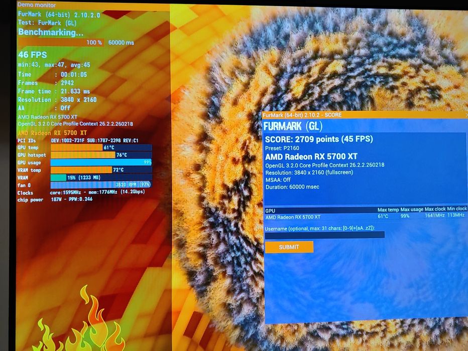 Placa video Amd RX 5700 XT 8gb 3x dp 1 hdmi