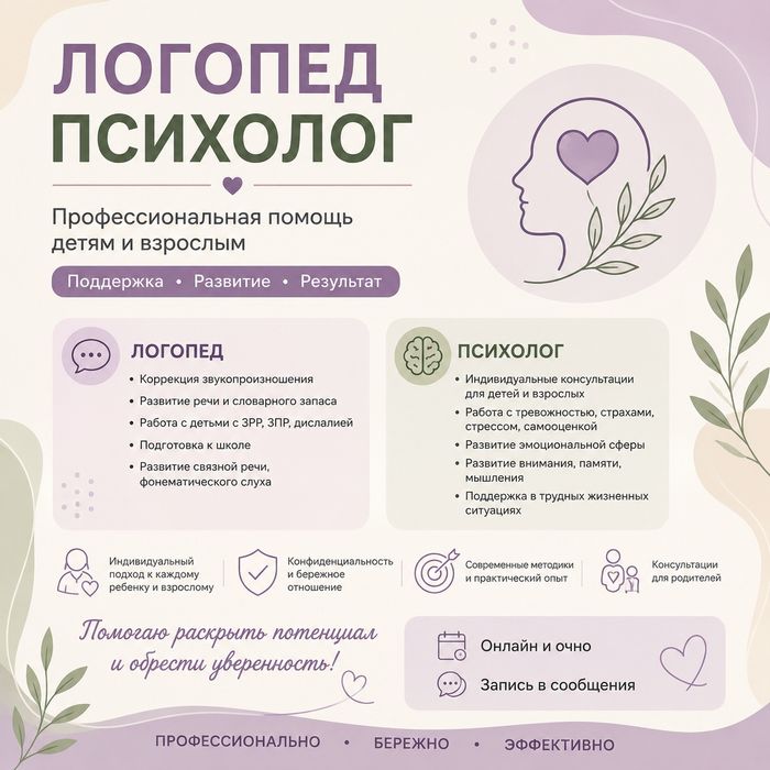 Логопед психолог