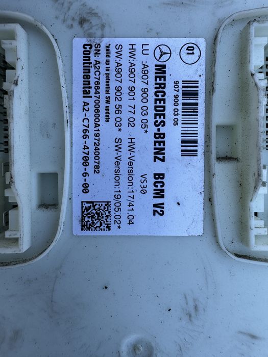 W907 Спринтер Sam блок