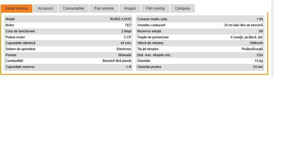 Atomizator Ruris A 103S